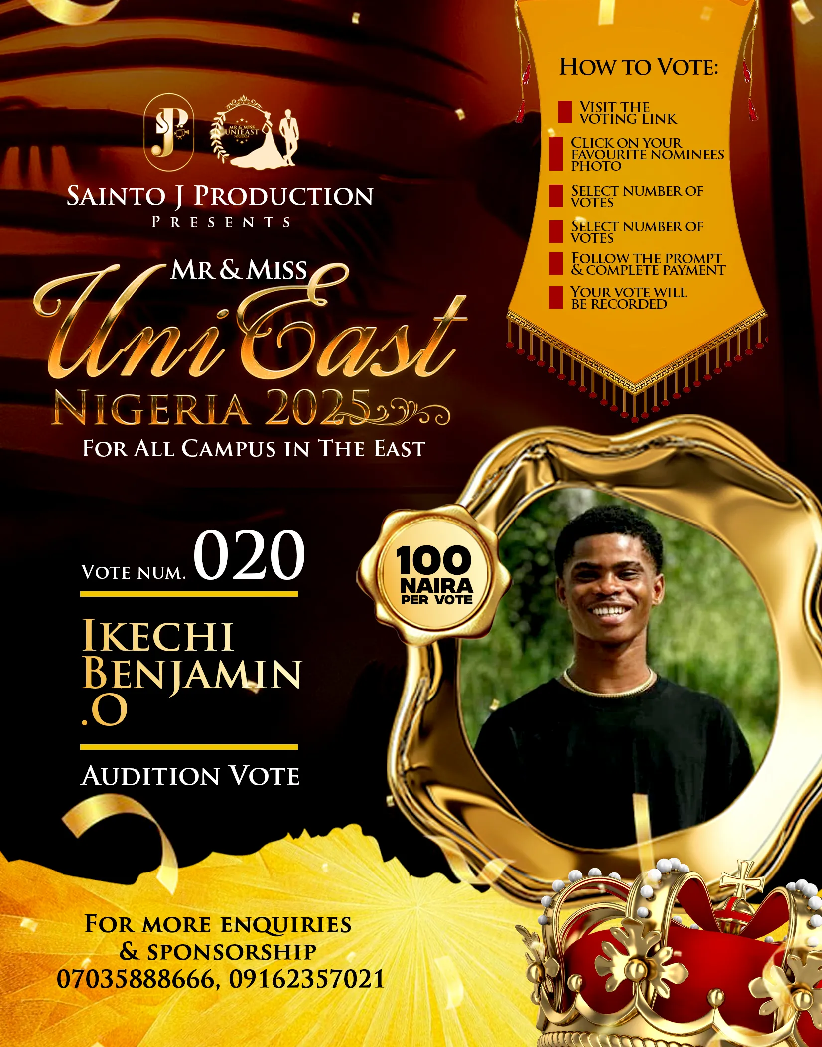 IKECHI BENJAMIN O 020